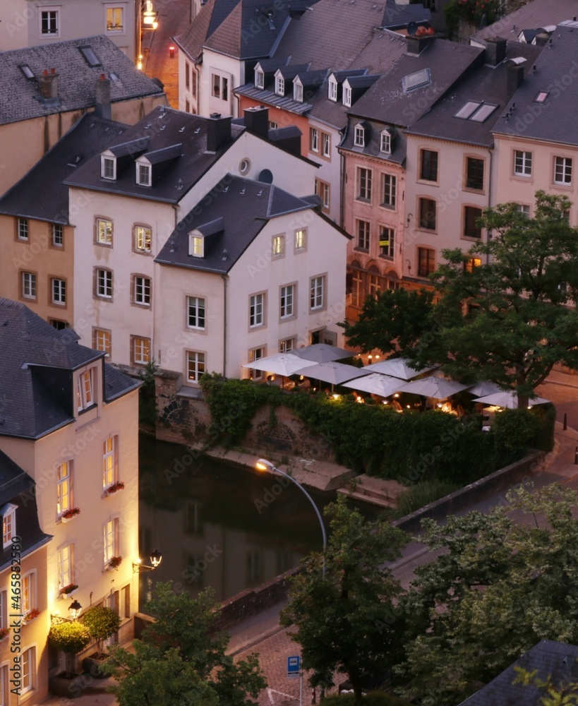 Obraz premium Luxembourg Grund view