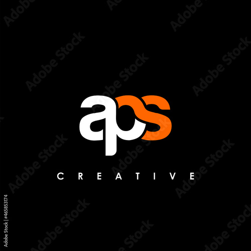 APS Letter Initial Logo Design Template Vector Illustration photo