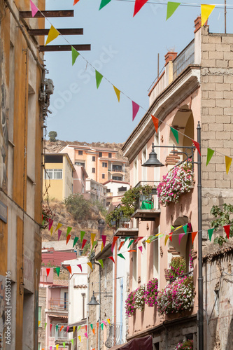 Fototapeta Naklejka Na Ścianę i Meble -  Rues d'Orgosolo, Sardaigne