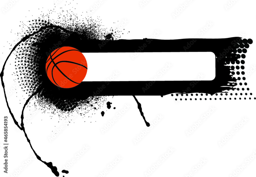 basketball abstract banner