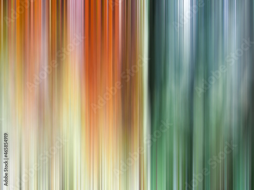 Intentional Camera Movement landscape with trees