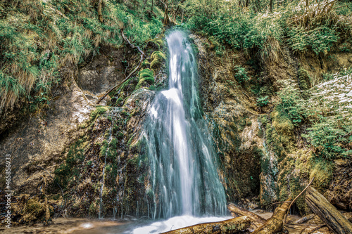 Close up of Sopot waterfall, Samoborsko gorje Nature Park, Croatia.