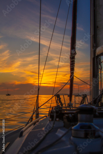 sunset in the harbor © Seth