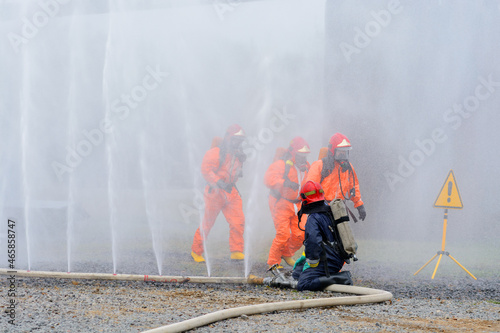 Ministry of Emergency Situations. Fire of a railway tank car. Foam fire extinguishing. Gomel. Belarus