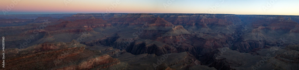 panoramic view of Grand Canyon national park 