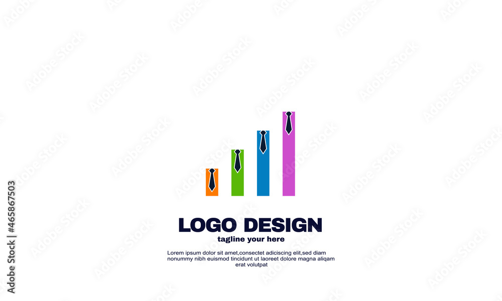 stock vector abstract career step logo vector design leadership