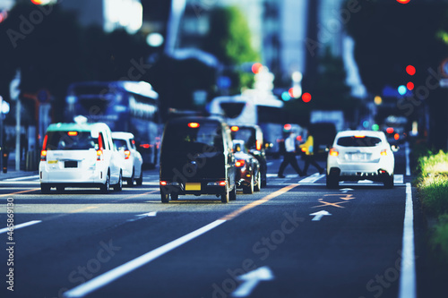 道路の風景 交通イメージ