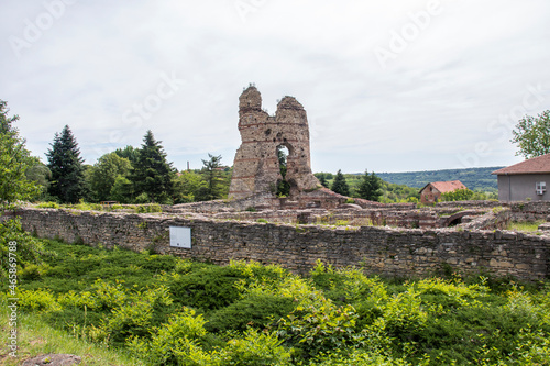 Ruins of ancient Roman Fortress Castra Martis in town of Kula, Bulgaria photo