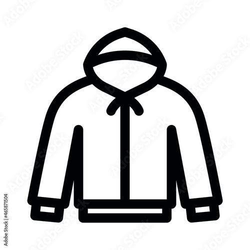 Hoodie icon on white background