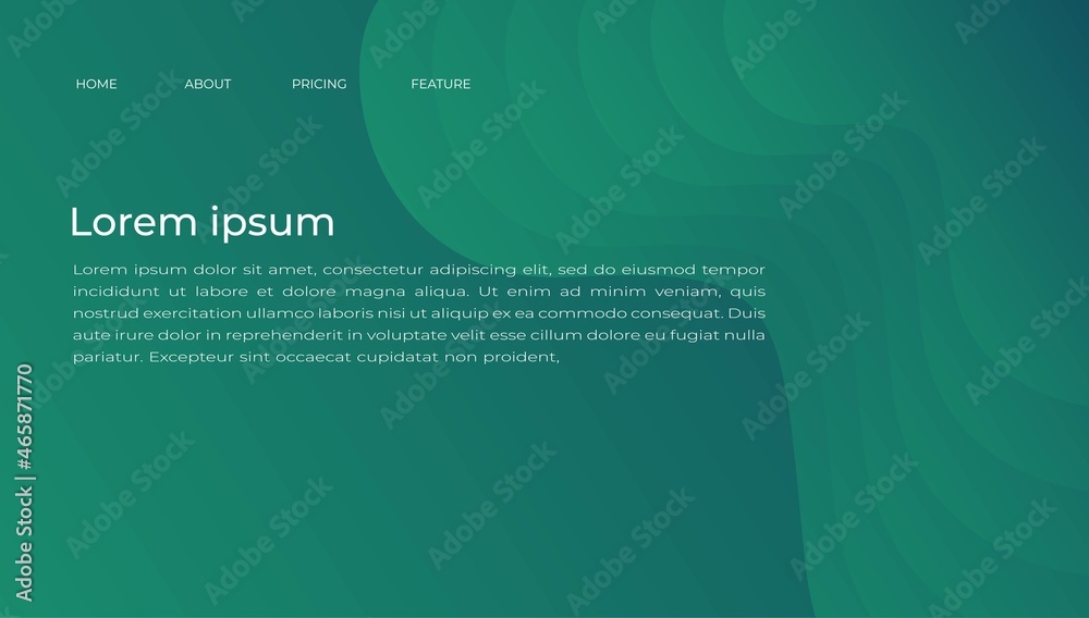 Fototapeta premium Minimal geometric background. Liquid shapes composition. Eps10 vector.