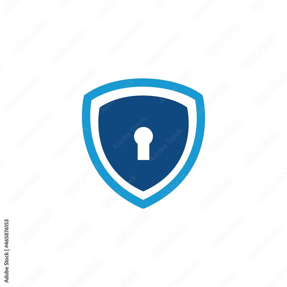 Shield logo icon vector template. Shield logo icon vector template.