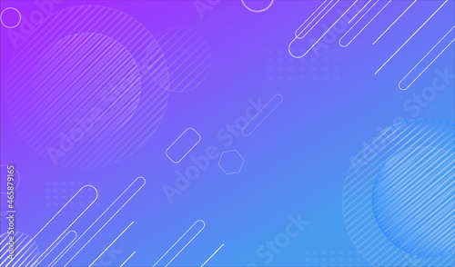 blue and pink gradient geometric shape background