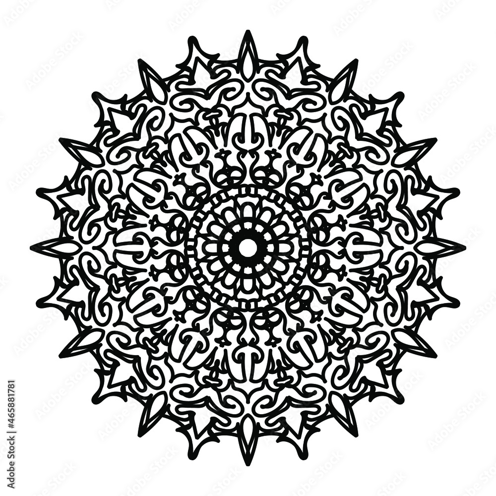 decorative concept abstract mandala illustration. EPS 10 decorative concept abstract mandala illustration. EPS 10