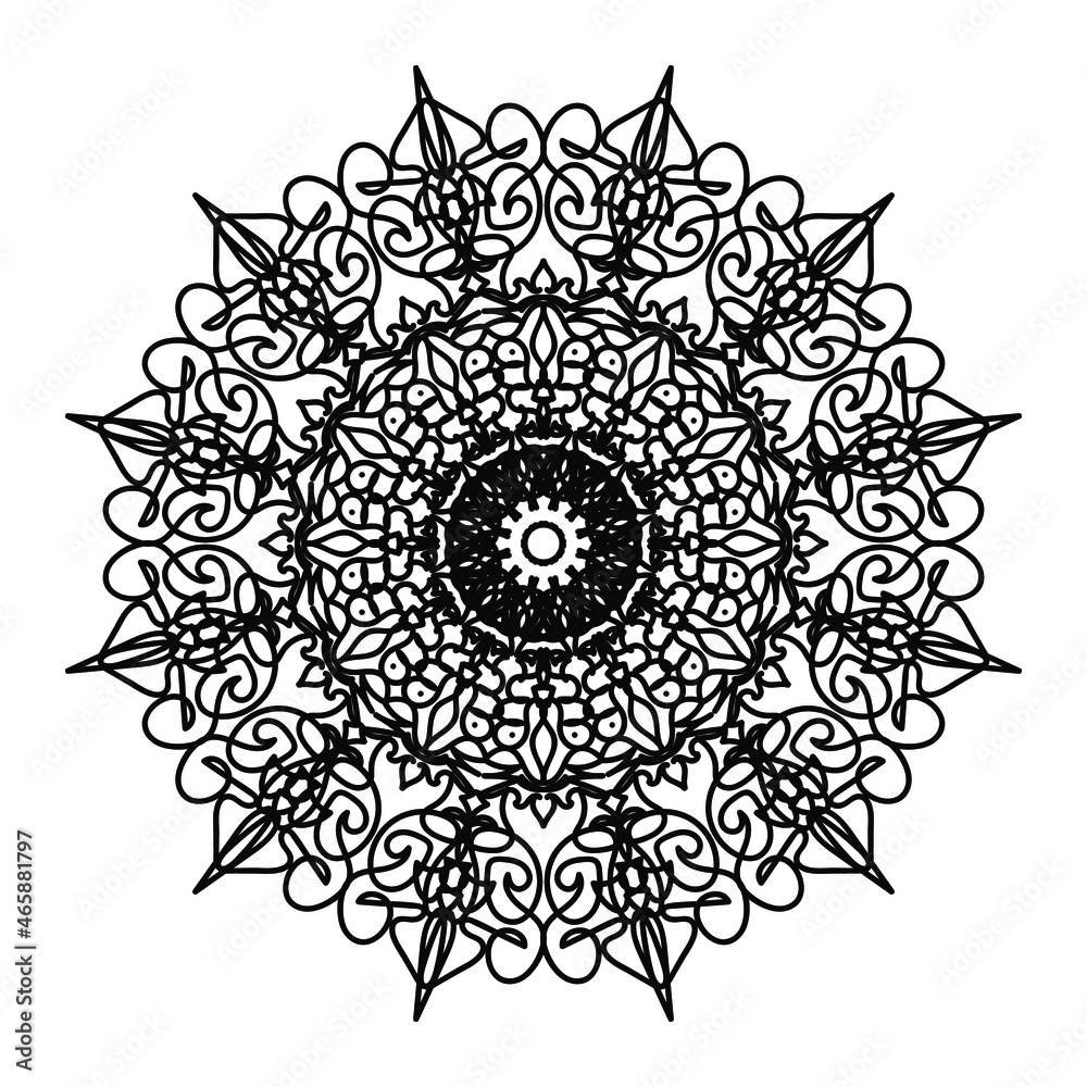 decorative concept abstract mandala illustration. EPS 10 decorative concept abstract mandala illustration. EPS 10