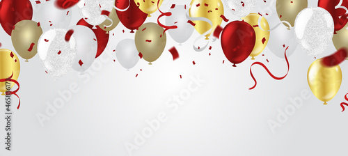 Sale background Card , special offer with balloons Realistic vector design for a shop and sale banners