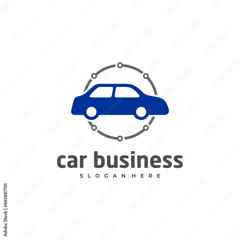 Car tech logo vector template, Creative car logo design concepts