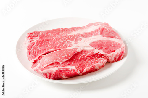 Obraz na płótnie 牛肉赤身肩ロース w salonie