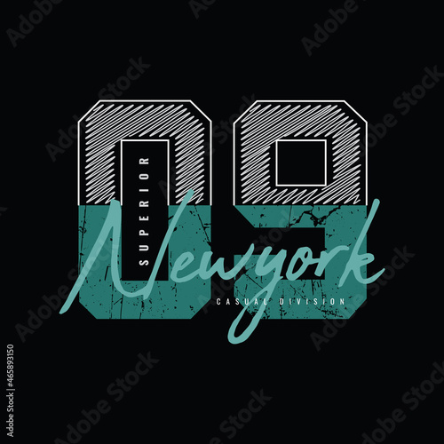 New york vector illustration and typography, perfect for t-shirts, hoodies, prints etc.