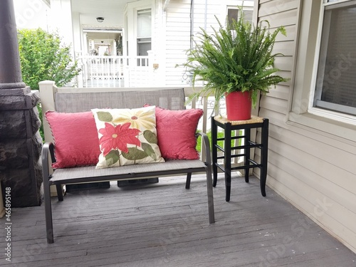 modern front porch decor