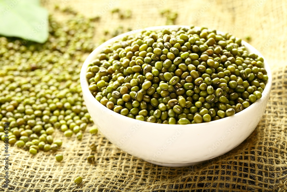 Organic healthy mung beans . India vegetarian cooking. Organic healthy mung beans . India vegetarian cooking.