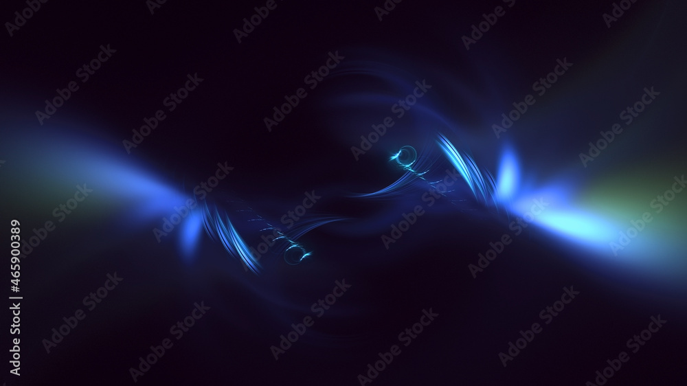 Fototapeta premium 3D rendering abstract technology fractal background