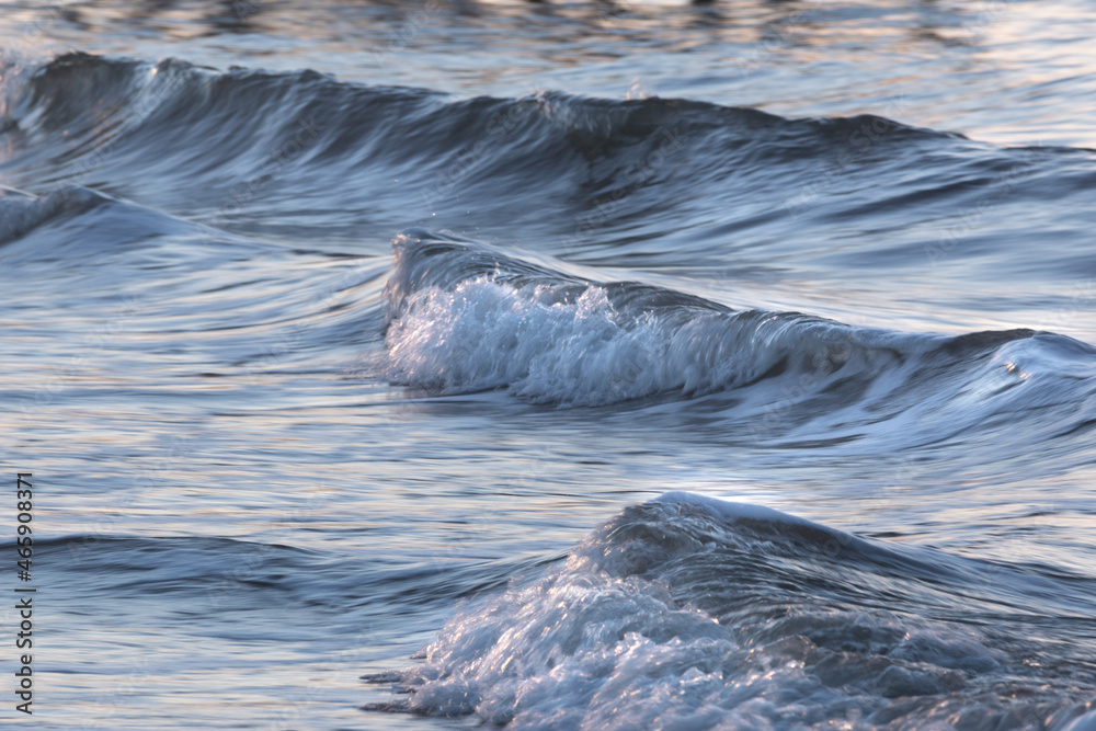 Obraz premium Soft waves in ocean