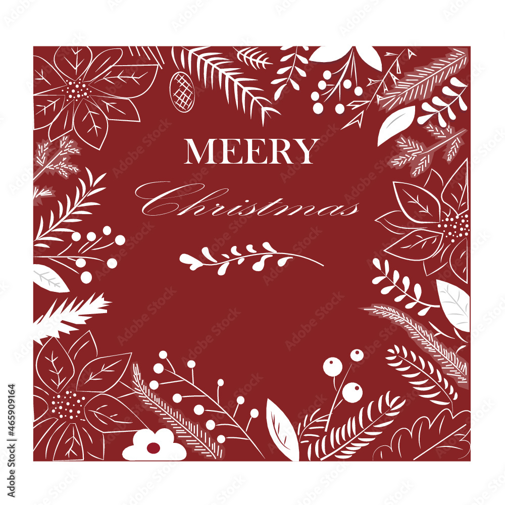 Fototapeta premium christmas greeting card