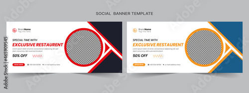 Social Media Cover Vector Templates Fully Editable, Advertising Design, Social Media Banner Post.