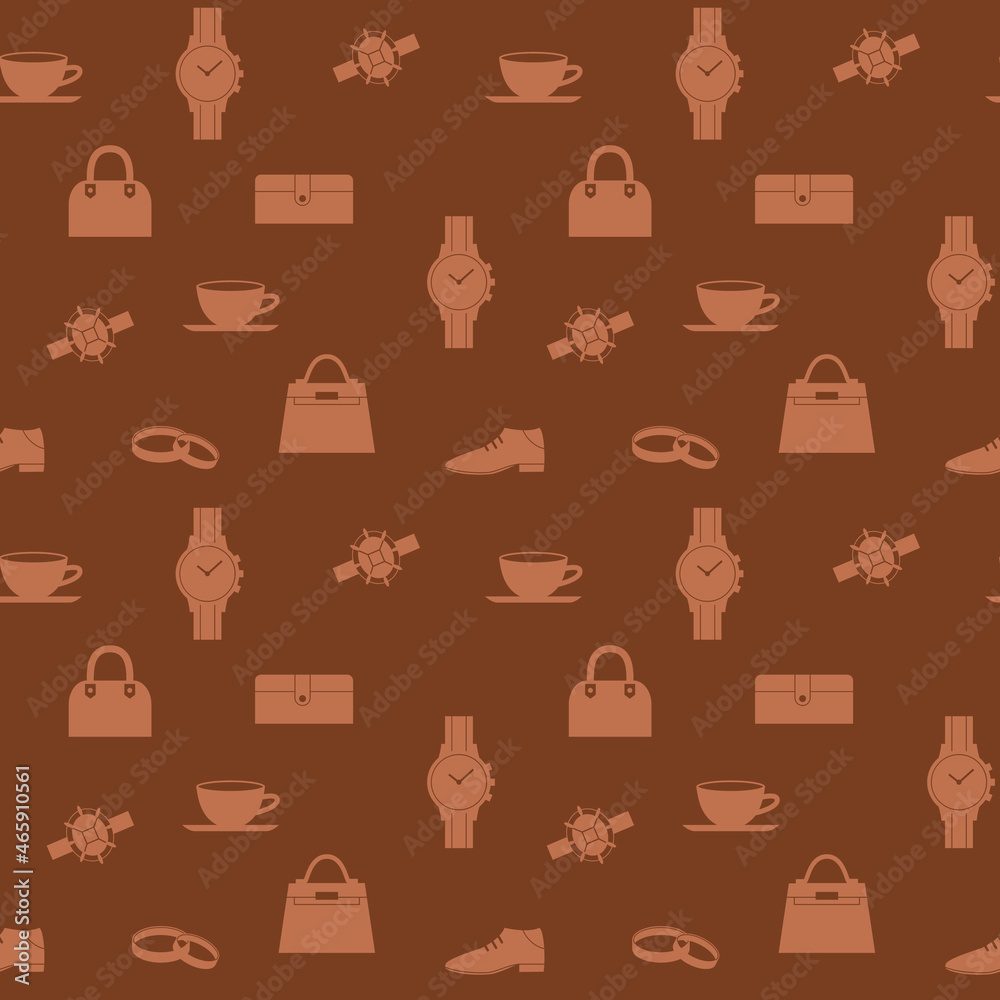 高級ブランド品の壁紙パターンです Stock ベクター Adobe Stock