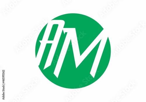 Unique shape of AM initial letter