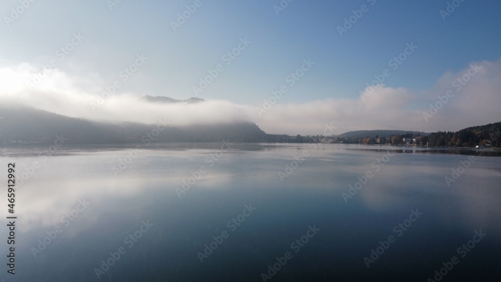 fog on the river