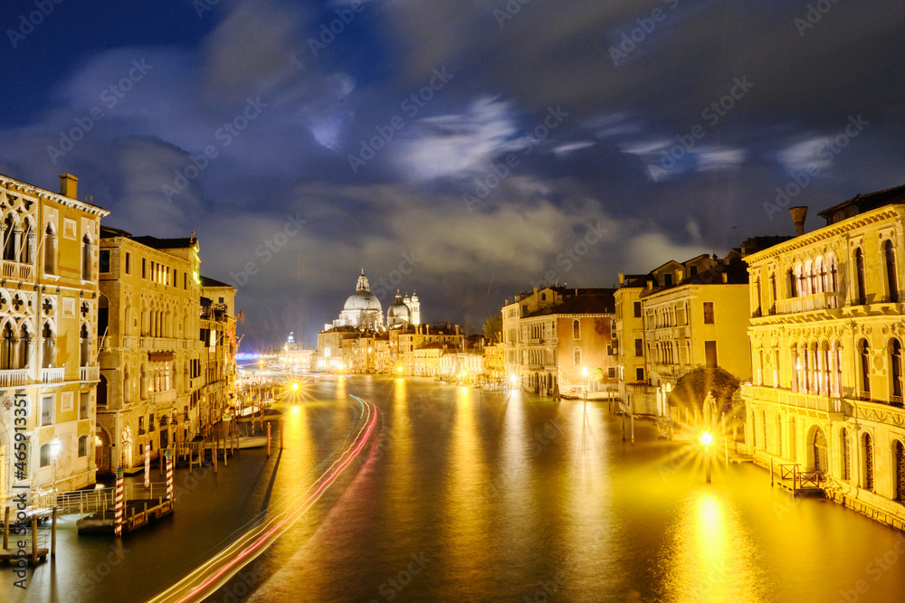 Venice Night in long exposure