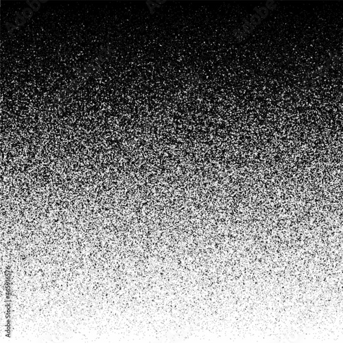 Noise gradient halftone grunge texture, grain stipple background photo