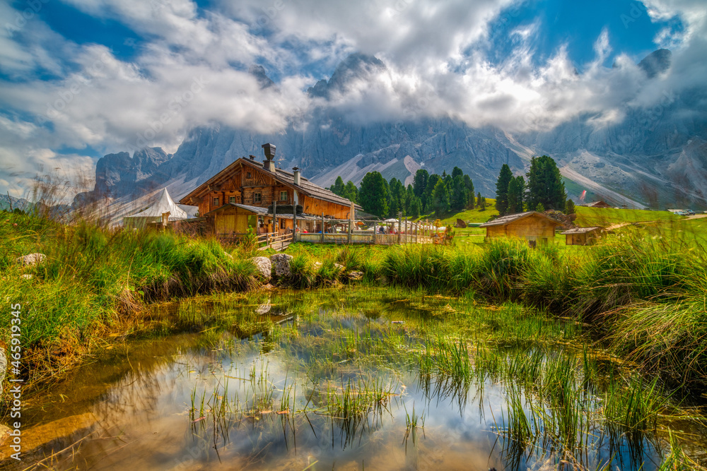 Funes Dolomites. The Odle. Dream mountains