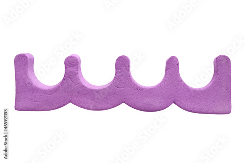 Toe separator isolated