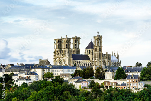 Cathedral in Laon  the medieval city and ancient capital of France