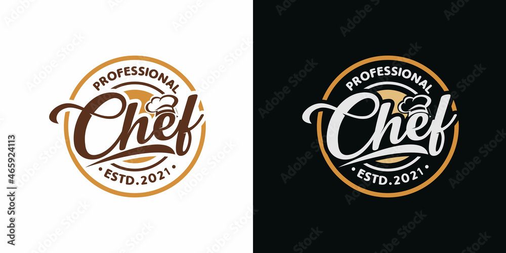 Kitchen chef logo template Premium Vector Kitchen chef logo template Premium Vector