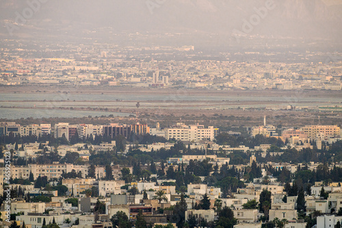 View of Tunis from the mountain -- Tunisia 