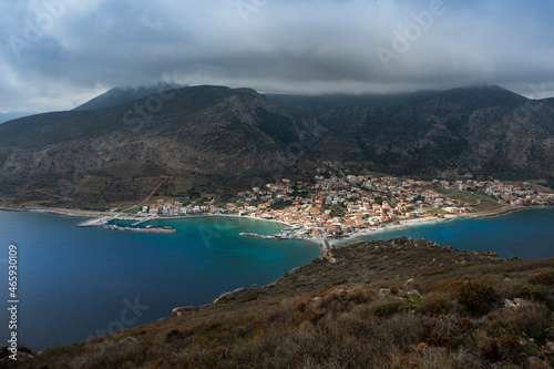 view of the sea from the sea