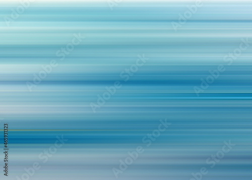Abstract background of blurred horizontal lines in light blue tone