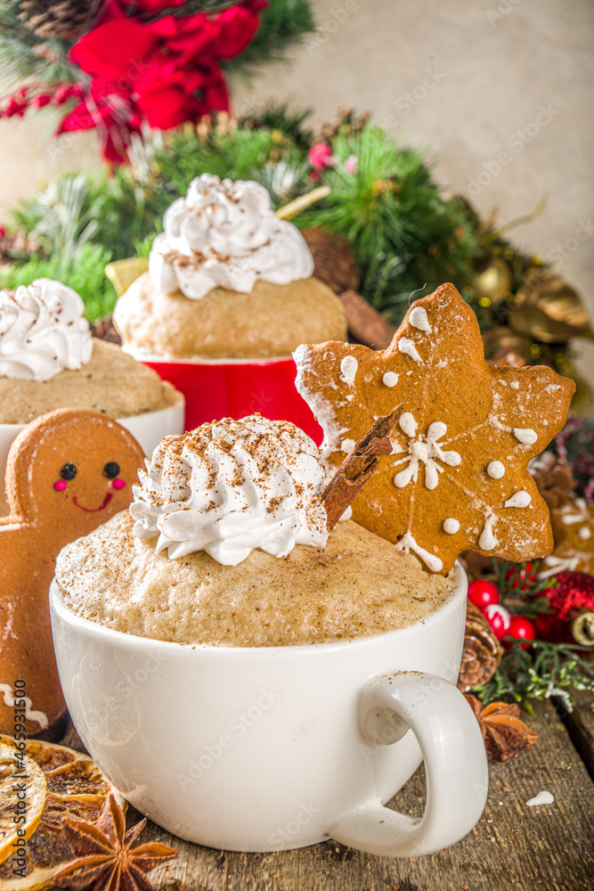 Christmas gingerbread in mug Christmas gingerbread in mug