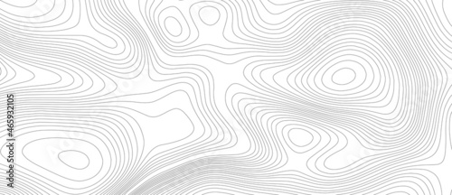 Topographic map. Geographic mountain relief. Abstract lines background. Contour maps. Vector illustration.