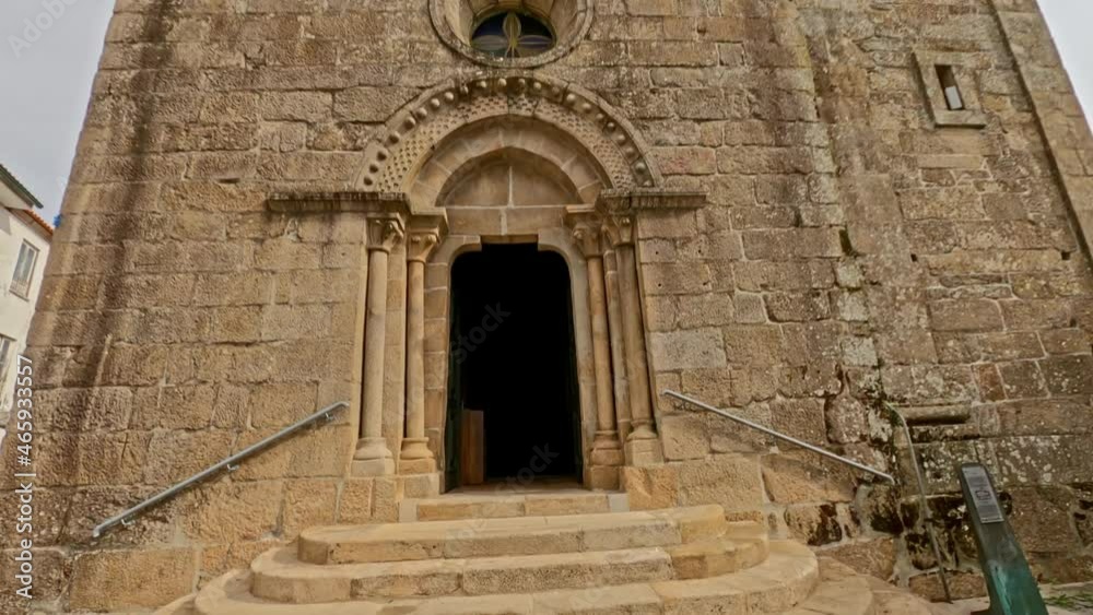 Travelling forward from the mother church of Melgaço, from the outer door to the tabernacle, Portugal Travelling forward from the mother church of Melgaço, from the outer door to the tabernacle, Portugal