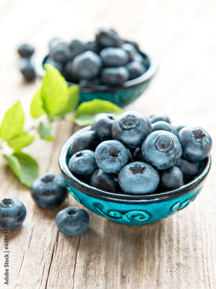 Blueberries on a wooden background Blueberries on a wooden background