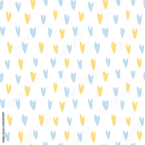 Vector checkered seamless pattern. Yellow  blue and beige colors. Stylish pastel background for web page background  decor  wrapping paper  wallpaper  fabric.