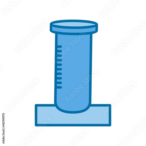 Barometer Filled Blue Vector Icon Design