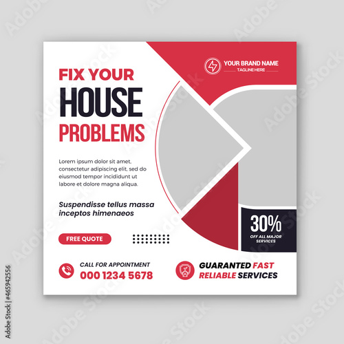 Plumber Social Media Post Template