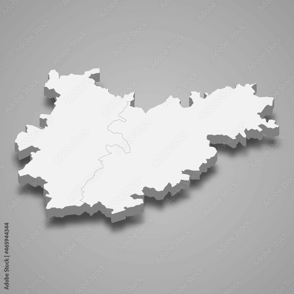 3d isometric map of Tarn-et-Garonne is a department in France 3d isometric map of Tarn-et-Garonne is a department in France