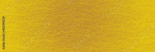 Yellow textured background. Abstract decorative yellow pattern. Panorama