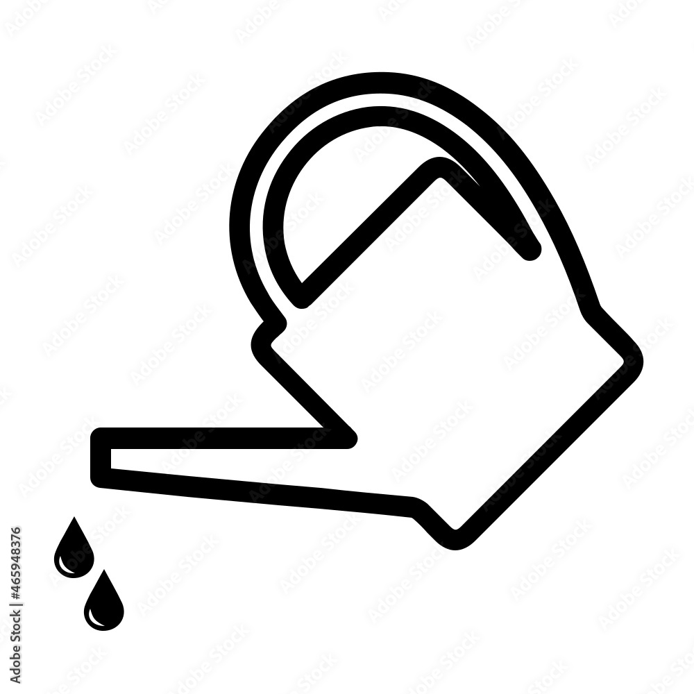 Gießkanne Stock Vector | Adobe Stock